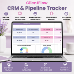 ClientFlow – CRM & Pipeline Tracker