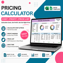 Product Pricing Calculator Spreadsheet
