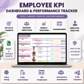 Employee KPI Dashboard & Performance Tracker
