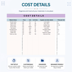 Product Pricing Calculator Spreadsheet